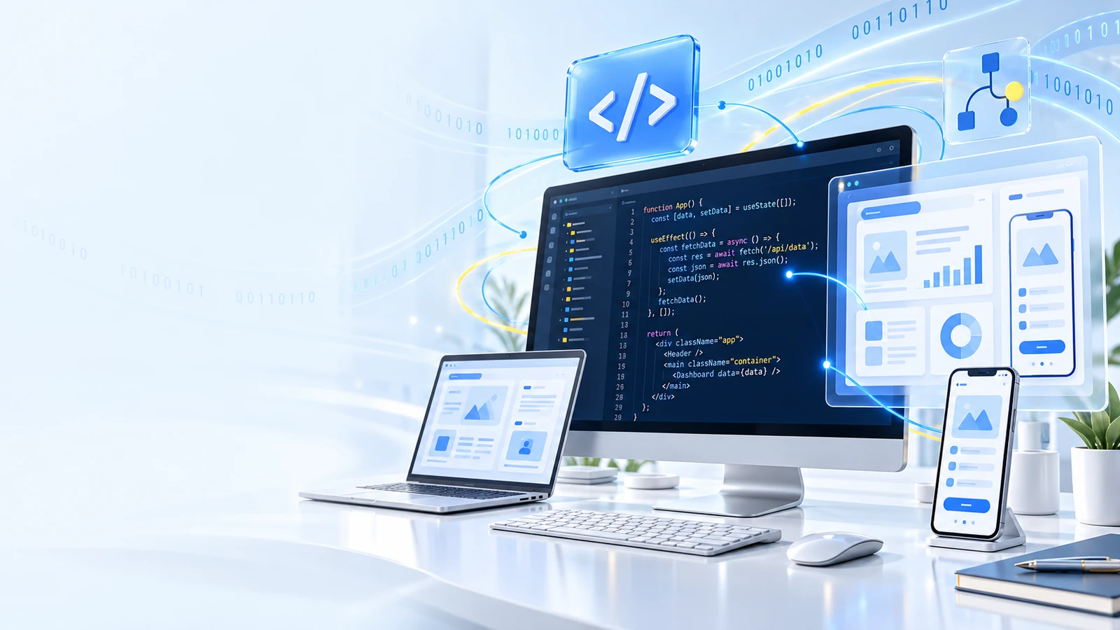 Concept illustration · functionality is scoped for each project